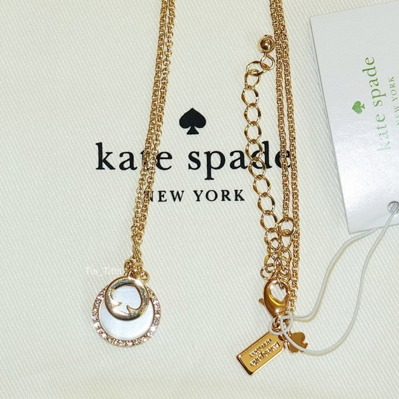 Kate Spade Spot the Spade Pave Charm Pendant - Picture 2 of 5